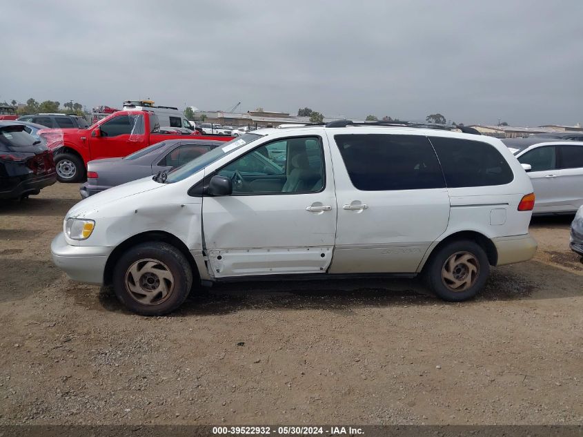 1999 Toyota Sienna Xle VIN: 4T3ZF13C5XU101204 Lot: 39522932