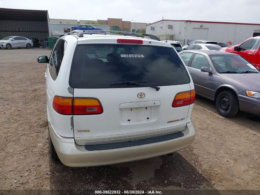 1999 Toyota Sienna Xle VIN: 4T3ZF13C5XU101204 Lot: 39522932