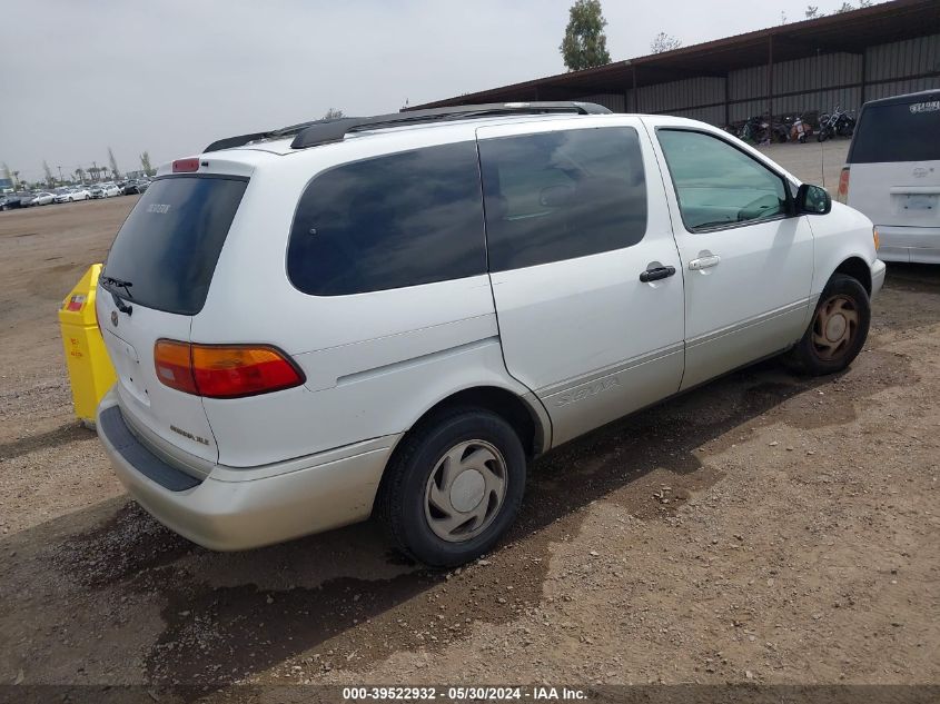 1999 Toyota Sienna Xle VIN: 4T3ZF13C5XU101204 Lot: 39522932