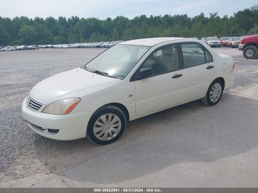 2006 Mitsubishi Lancer Es/Se VIN: JA3AJ26E66U063409 Lot: 39522941