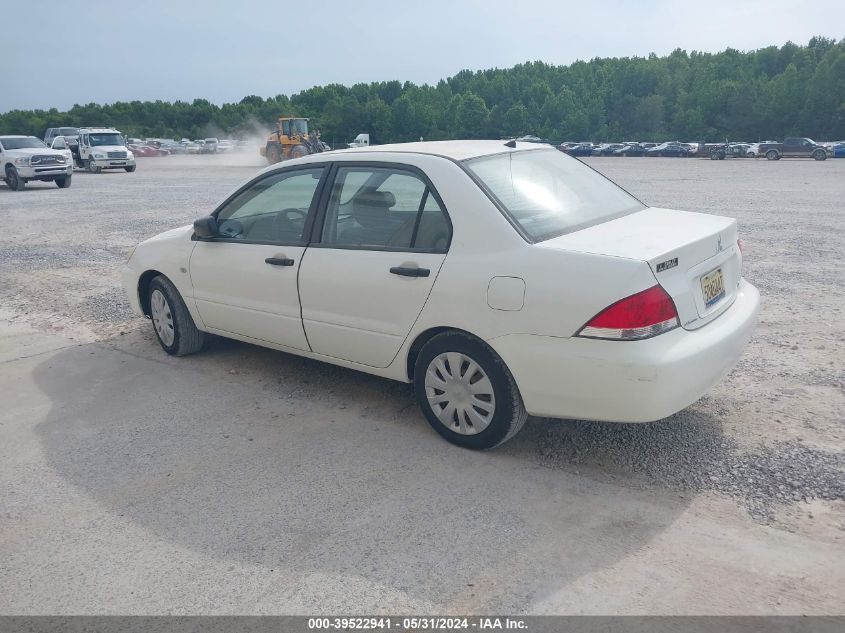 2006 Mitsubishi Lancer Es/Se VIN: JA3AJ26E66U063409 Lot: 39522941