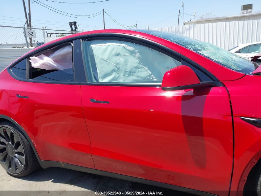 2023 Tesla Model Y Awd/Performance Dual Motor All-Wheel Drive VIN: 7SAYGDEF5PF791577 Lot: 39522943