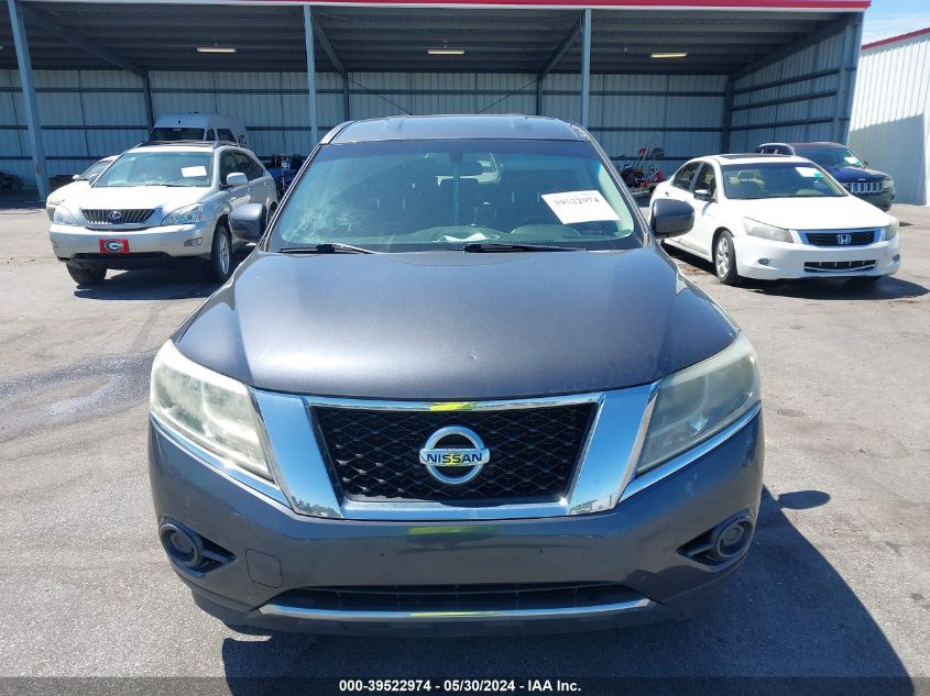 2014 Nissan Pathfinder S VIN: 5N1AR2MN7EC656595 Lot: 39522974