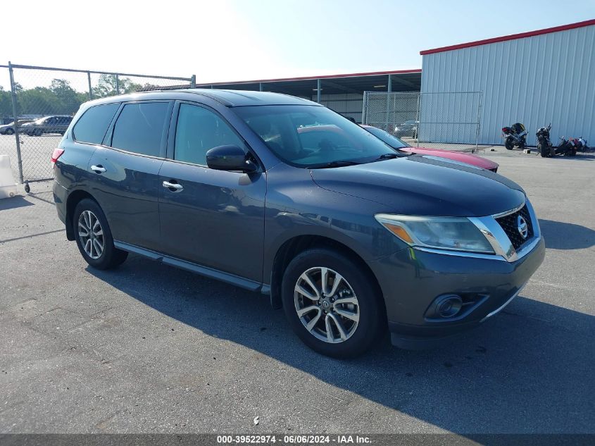 2014 Nissan Pathfinder S VIN: 5N1AR2MN7EC656595 Lot: 39522974