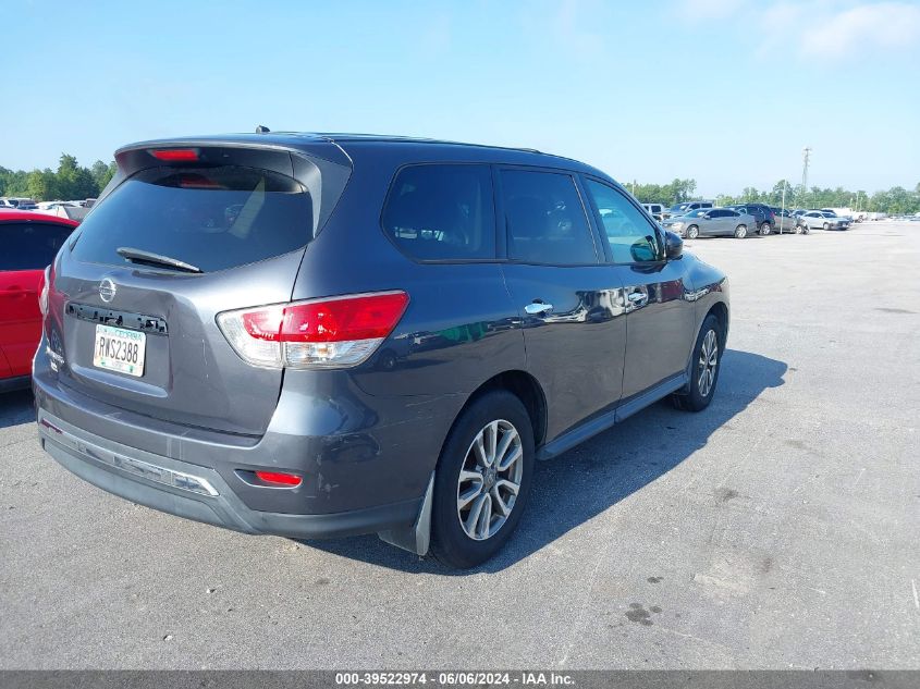 2014 Nissan Pathfinder S VIN: 5N1AR2MN7EC656595 Lot: 39522974