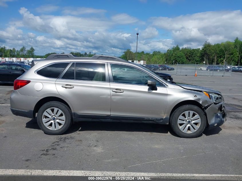 2015 Subaru Outback 2.5I Premium VIN: 4S4BSACC1F3334636 Lot: 39522976