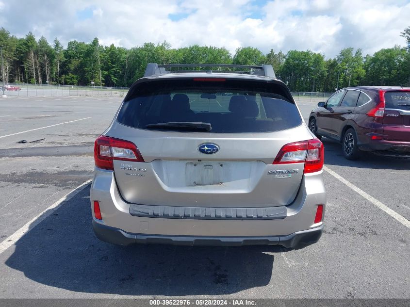 2015 Subaru Outback 2.5I Premium VIN: 4S4BSACC1F3334636 Lot: 39522976