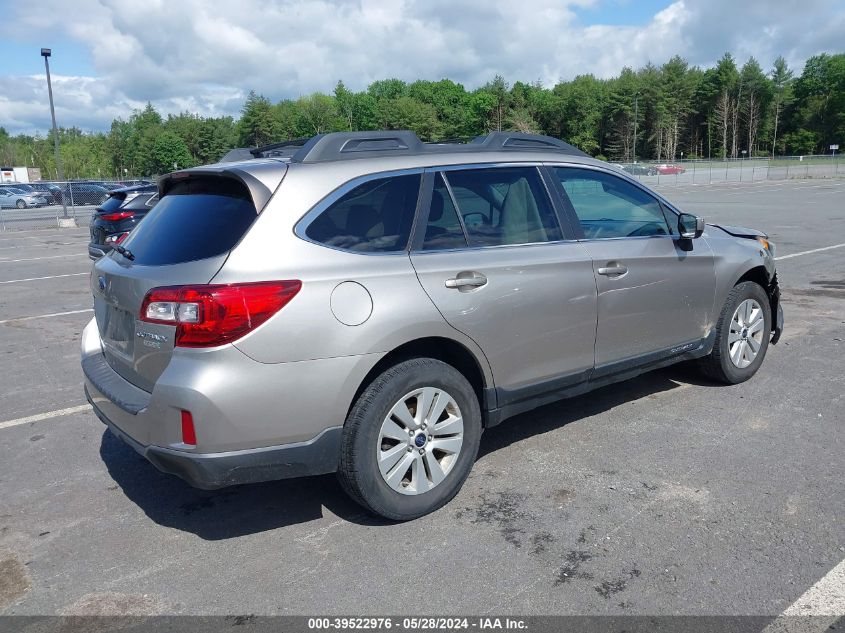 2015 Subaru Outback 2.5I Premium VIN: 4S4BSACC1F3334636 Lot: 39522976