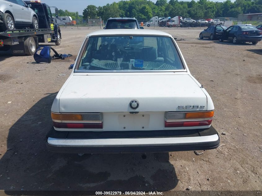 1985 BMW 528 E VIN: WBADK7305F9356302 Lot: 39522979