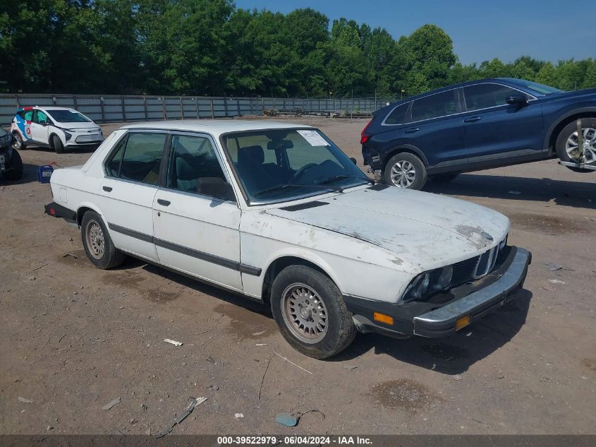 1985 BMW 528 E VIN: WBADK7305F9356302 Lot: 39522979