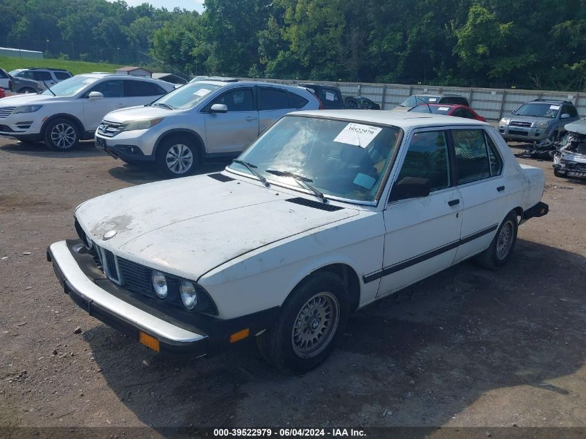 1985 BMW 528 E VIN: WBADK7305F9356302 Lot: 39522979