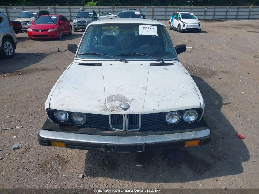 1985 BMW 528 E VIN: WBADK7305F9356302 Lot: 39522979