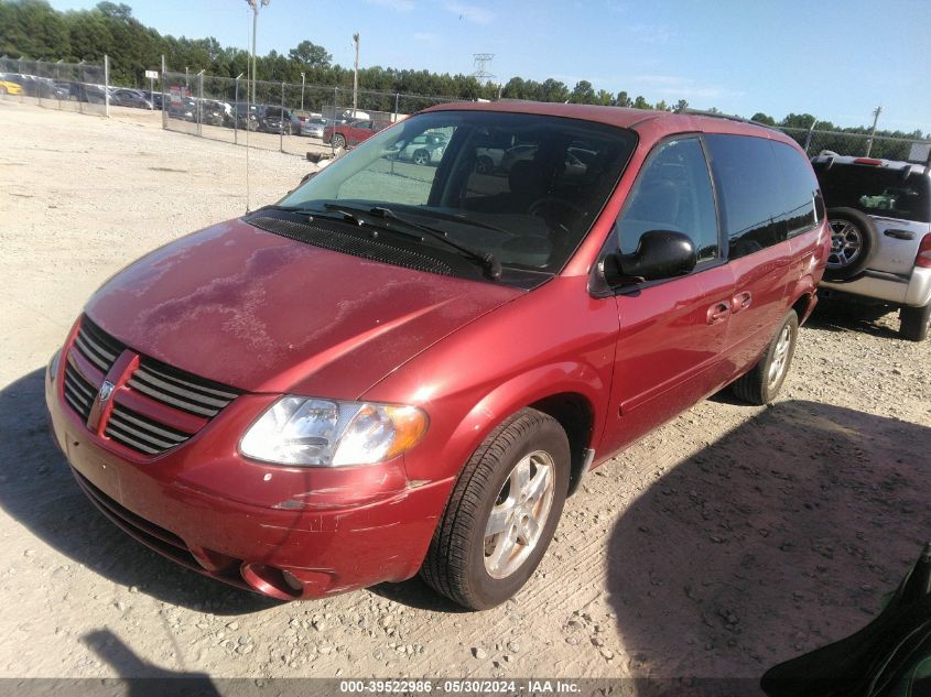 2007 Dodge Grand Caravan Sxt VIN: 2D4GP44L17R242479 Lot: 39522986