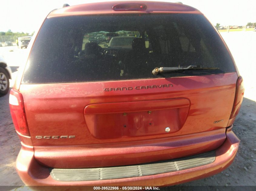 2007 Dodge Grand Caravan Sxt VIN: 2D4GP44L17R242479 Lot: 39522986