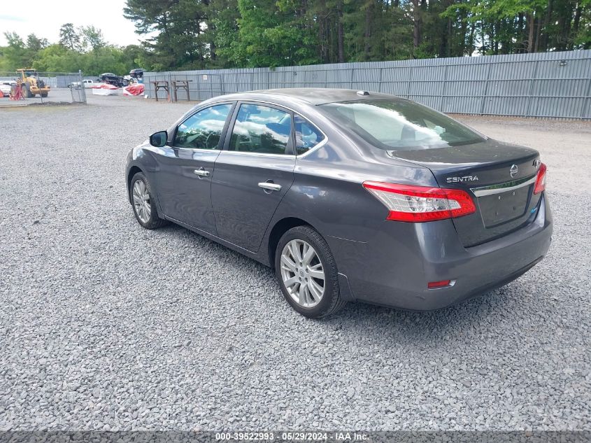 2013 Nissan Sentra Sl VIN: 3N1AB7AP3DL778937 Lot: 39522993