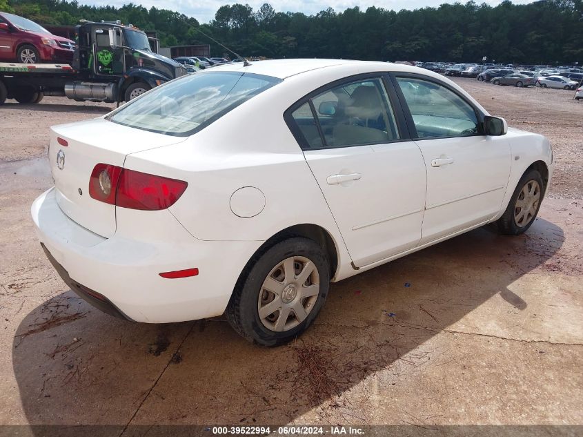 2006 Mazda Mazda3 I VIN: JM1BK12F961506276 Lot: 39522994