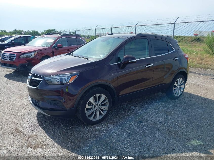 2017 Buick Encore Preferred VIN: KL4CJASB1HB182431 Lot: 39523019