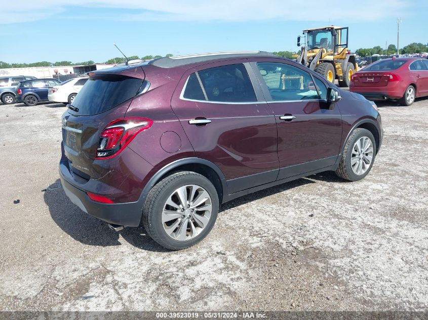 2017 Buick Encore Preferred VIN: KL4CJASB1HB182431 Lot: 39523019