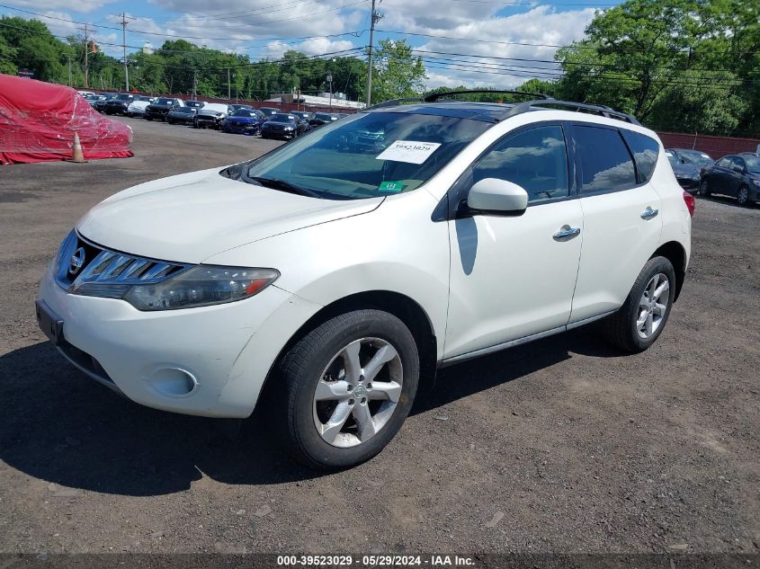 2009 Nissan Murano Sl VIN: JN8AZ18W59W120559 Lot: 39523029