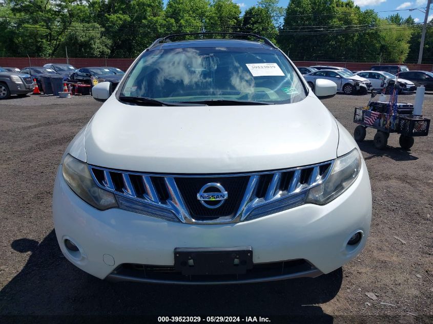 2009 Nissan Murano Sl VIN: JN8AZ18W59W120559 Lot: 39523029