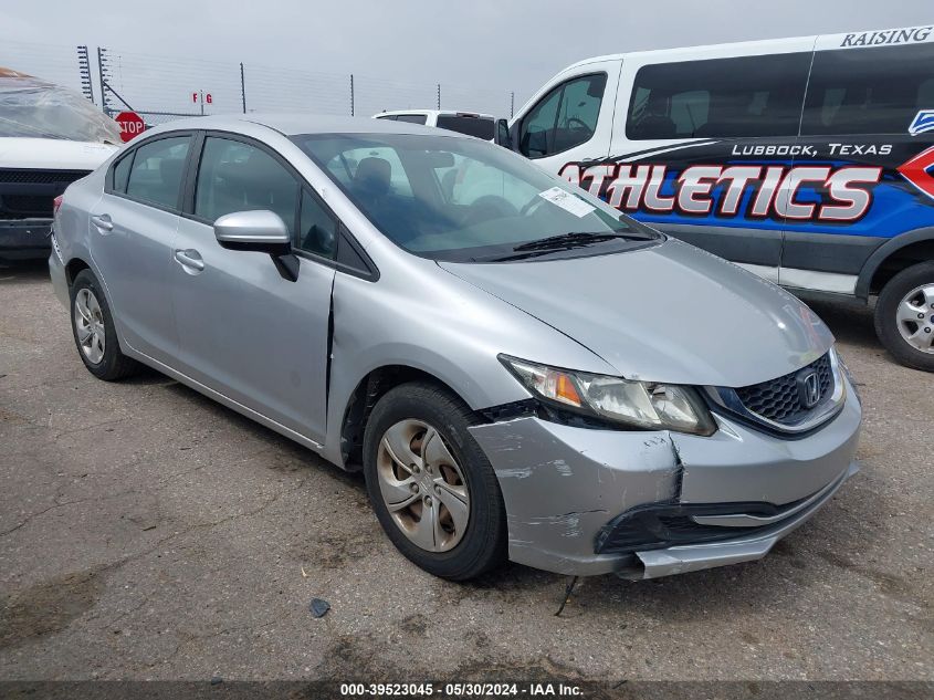 2014 Honda Civic Lx VIN: 19XFB2F51EE028794 Lot: 39523045