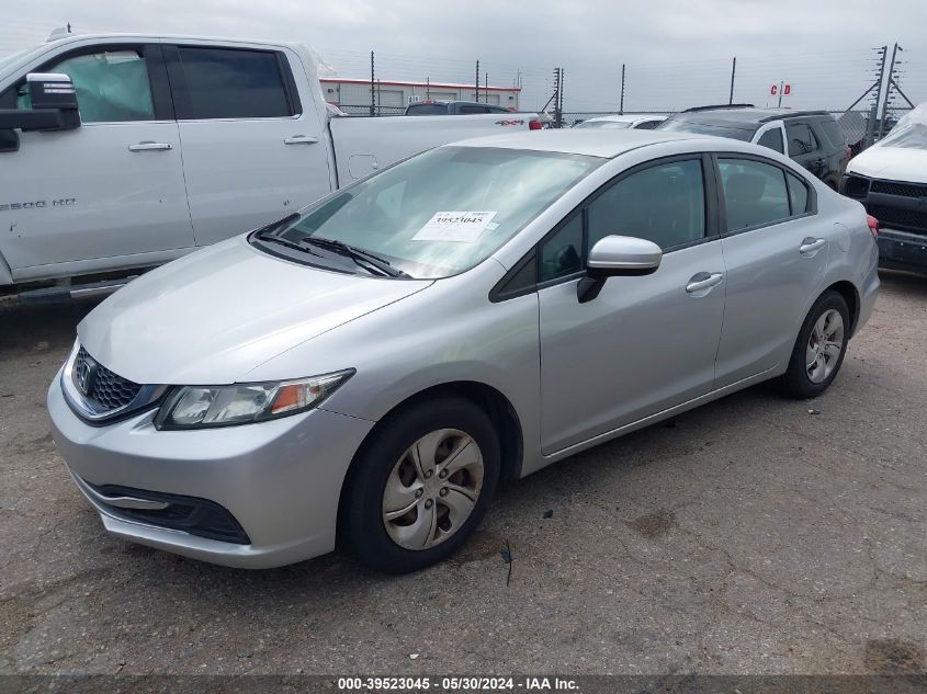 2014 Honda Civic Lx VIN: 19XFB2F51EE028794 Lot: 39523045