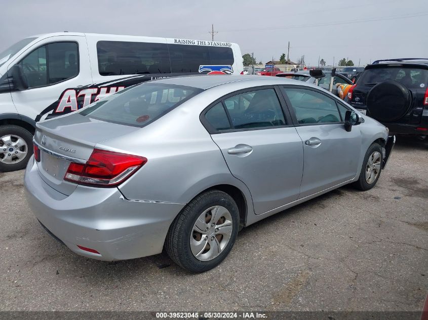 2014 Honda Civic Lx VIN: 19XFB2F51EE028794 Lot: 39523045