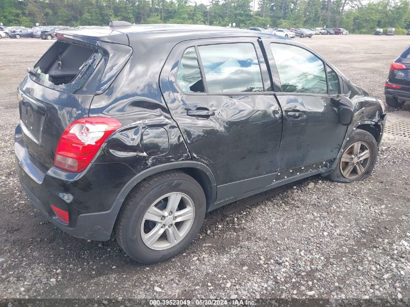 2019 Chevrolet Trax Ls VIN: 3GNCJKSB0KL326897 Lot: 39523049