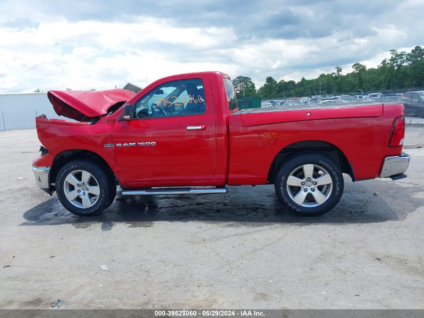 2012 Ram 1500 Slt VIN: 3C6JD7BT1CG161442 Lot: 39523060