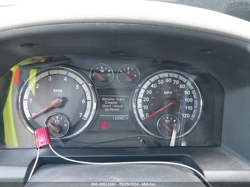 2012 Ram 1500 Slt VIN: 3C6JD7BT1CG161442 Lot: 39523060