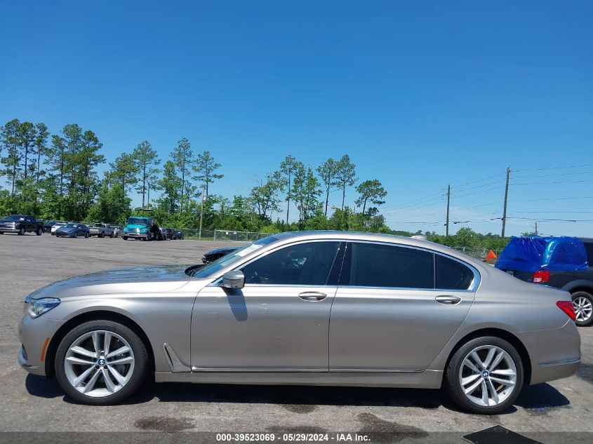 2017 BMW 750I VIN: WBA7F0C59HGM21090 Lot: 39523069