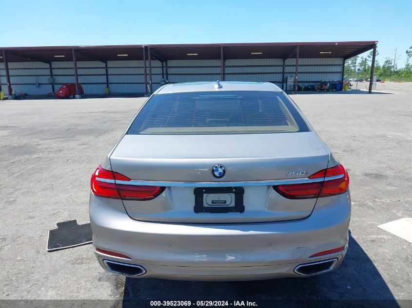 2017 BMW 750I VIN: WBA7F0C59HGM21090 Lot: 39523069