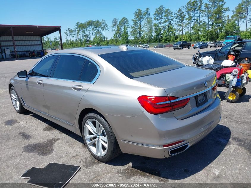 2017 BMW 750I VIN: WBA7F0C59HGM21090 Lot: 39523069