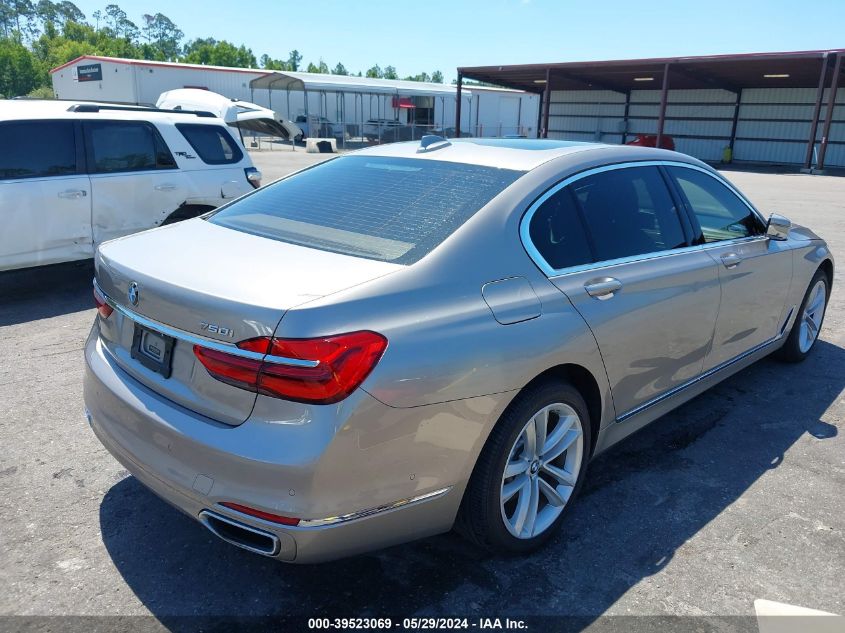 2017 BMW 750I VIN: WBA7F0C59HGM21090 Lot: 39523069