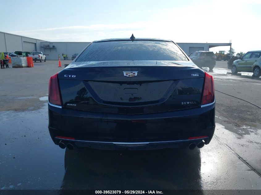 2018 Cadillac Ct6 Luxury VIN: 1G6KD5RSXJU100568 Lot: 39523079