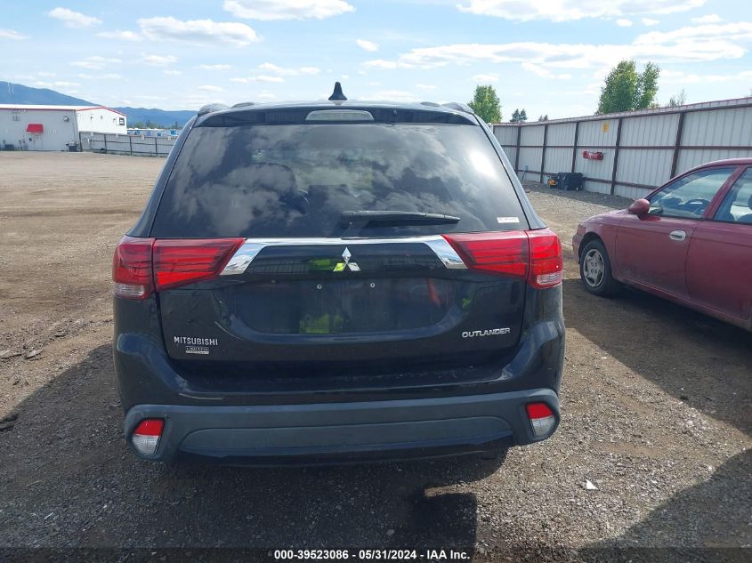 2018 Mitsubishi Outlander Le VIN: JA4AZ3A35JZ031787 Lot: 39523086