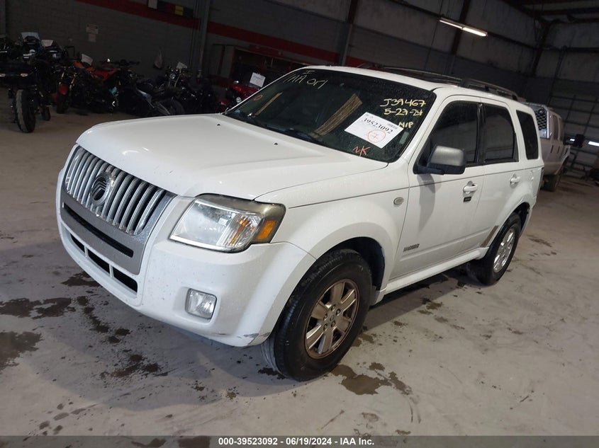2008 Mercury Mariner I4 VIN: 4M2CU81Z78KJ39467 Lot: 39523092