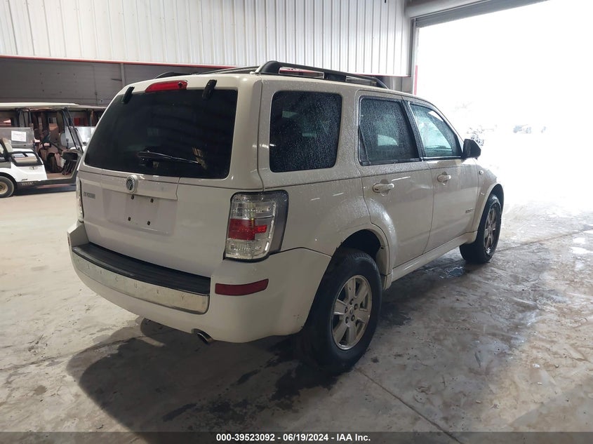 2008 Mercury Mariner I4 VIN: 4M2CU81Z78KJ39467 Lot: 39523092