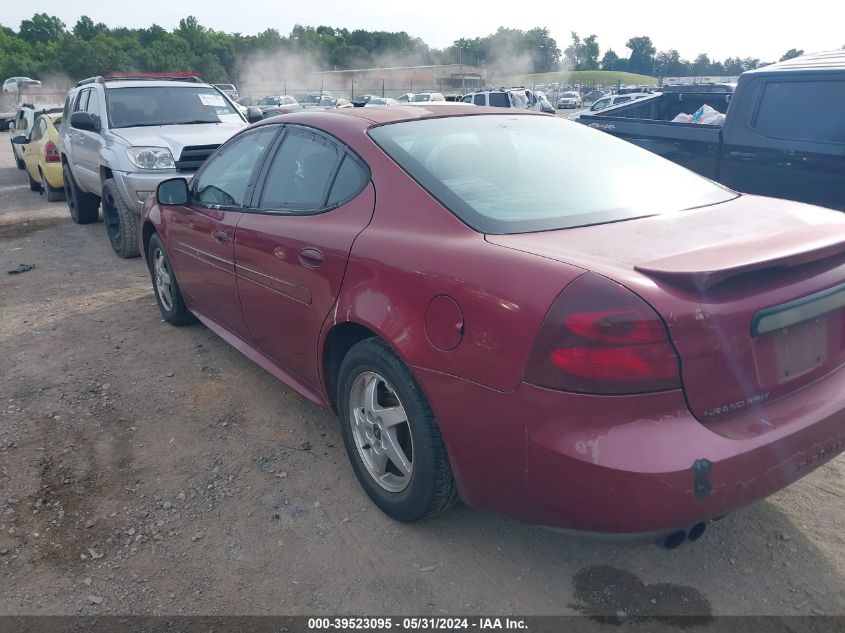 2004 Pontiac Grand Prix Gt VIN: 2G2WP522041299344 Lot: 39523095