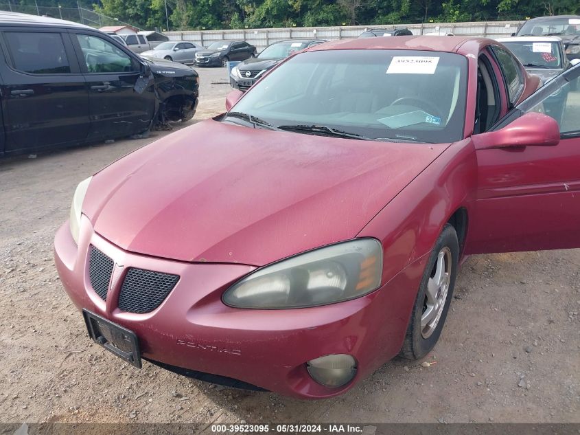 2004 Pontiac Grand Prix Gt VIN: 2G2WP522041299344 Lot: 39523095