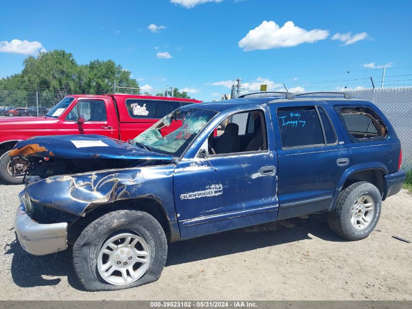 2002 Dodge Durango Slt VIN: 1B4HS48N22F146398 Lot: 39523102