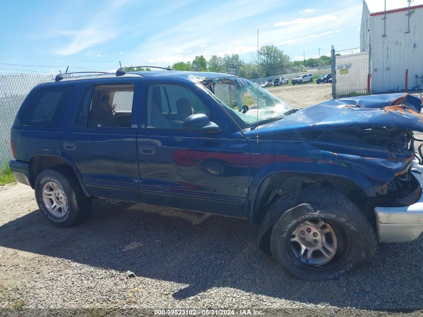 2002 Dodge Durango Slt VIN: 1B4HS48N22F146398 Lot: 39523102