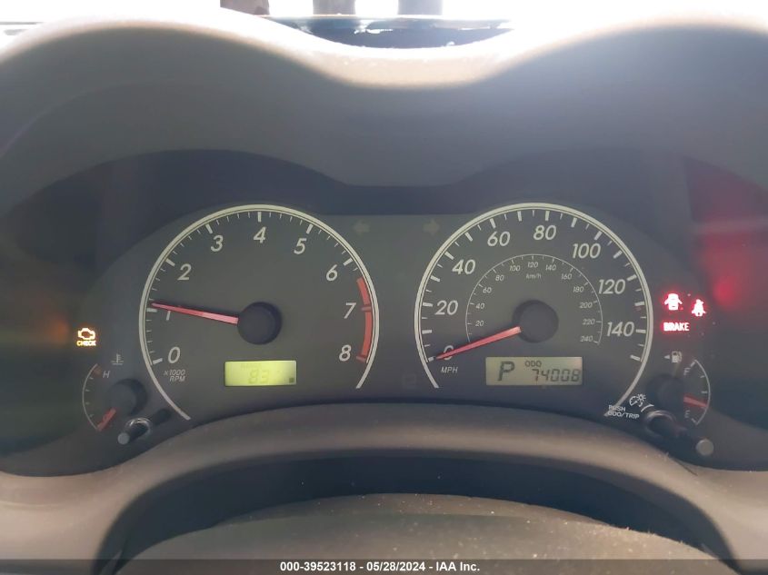 2009 Toyota Corolla Le VIN: 1NXBU40E39Z005372 Lot: 39523118