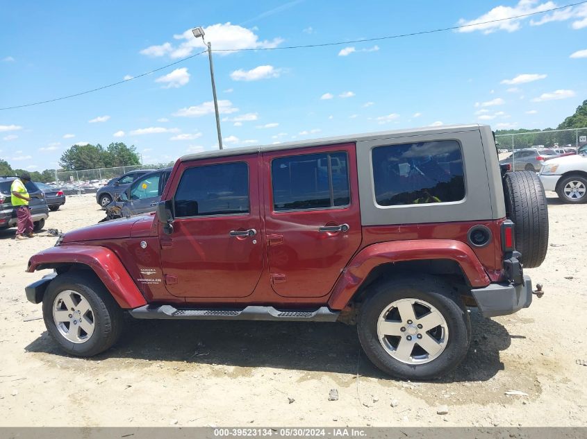 2008 Jeep Wrangler Unlimited Sahara VIN: 1J8GA59158L553704 Lot: 39523134