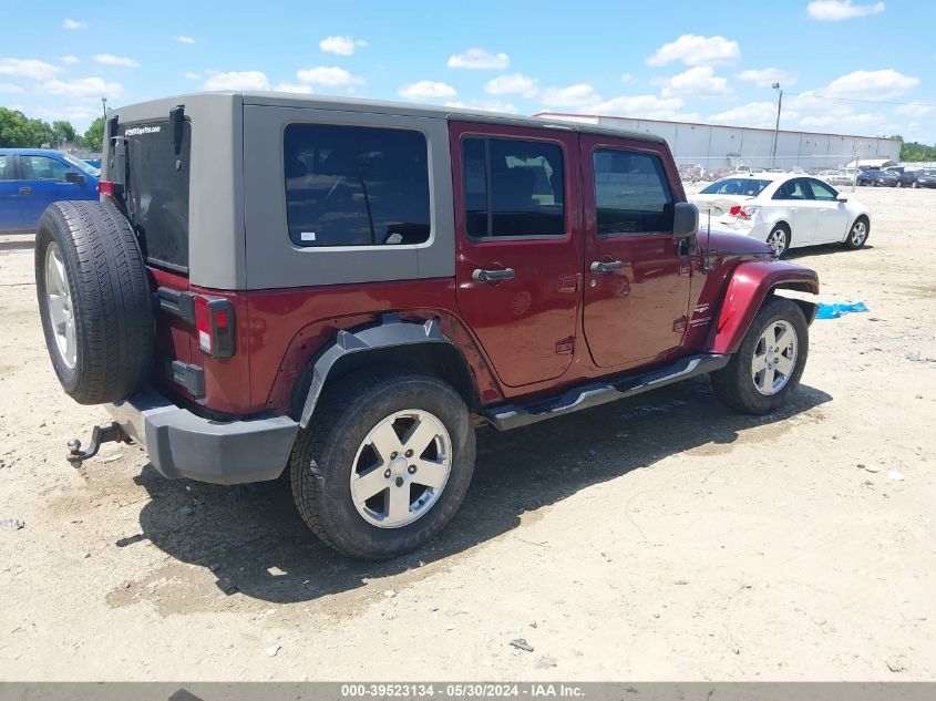 2008 Jeep Wrangler Unlimited Sahara VIN: 1J8GA59158L553704 Lot: 39523134