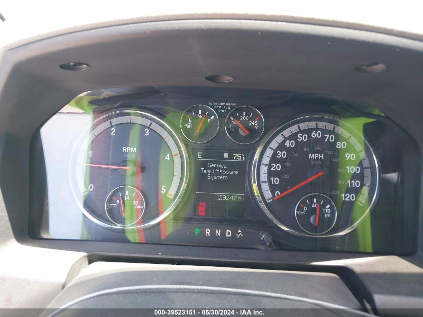 2011 Ram Ram 2500 Slt VIN: 3D7TP2CL2BG525432 Lot: 39523151