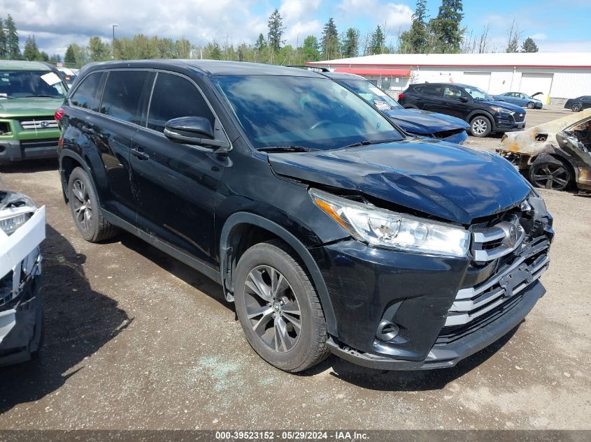 2019 TOYOTA HIGHLANDER LE - 5TDBZRFH6KS954722