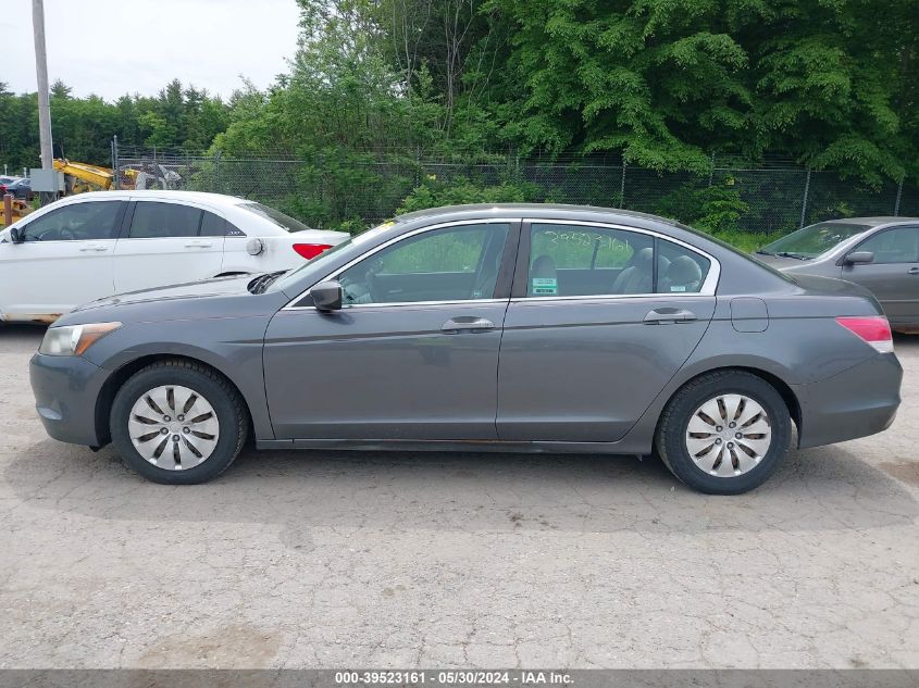 2010 Honda Accord 2.4 Lx VIN: 1HGCP2F30AA160947 Lot: 39523161