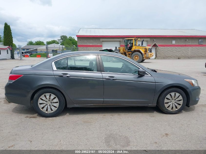 2010 Honda Accord 2.4 Lx VIN: 1HGCP2F30AA160947 Lot: 39523161