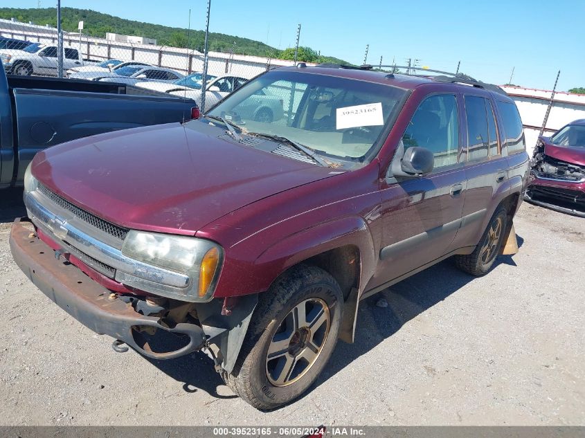 2005 Chevrolet Trailblazer Ls VIN: 1GNDT13S552118415 Lot: 39523165